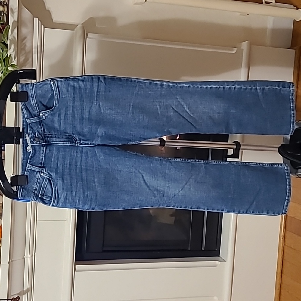 Wrangler boot cut juniors size 11 washed blue‎ jeans